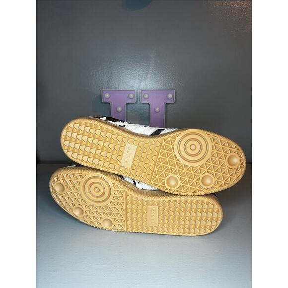 adidas Originals Samba OG trainers in cow print sz UK 8W/ US 9.5 - Picture 11 of 11